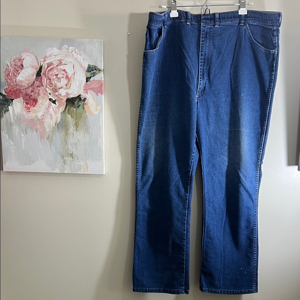 Comfort Action Sports Men’s Blue Denim Jeans Size 48x32